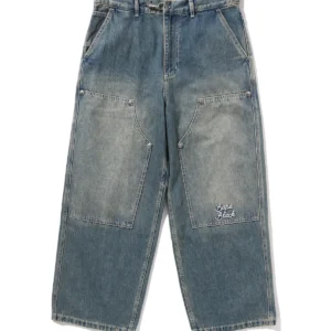 pantalones de trabajo bape black washed chore #2